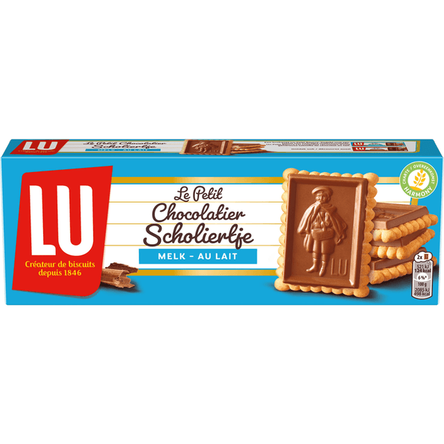 LU Scholiertje Chocolade Koekjes 150 gram 