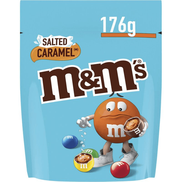 M&amp;M&#039;S Gezouten karamel melk chocolade 176g