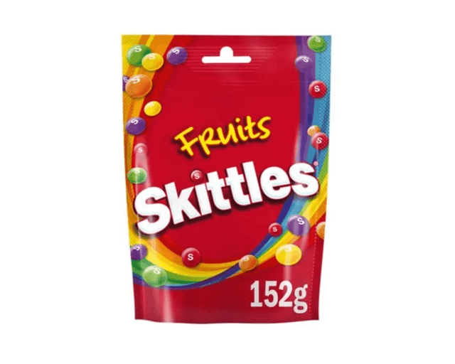 Skittles Chewy Sweets Fruits Pouch 152g