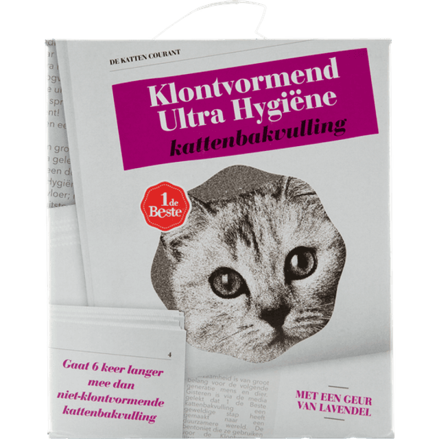 1 de Beste Kattenbakvulling klont ultra hygiene
