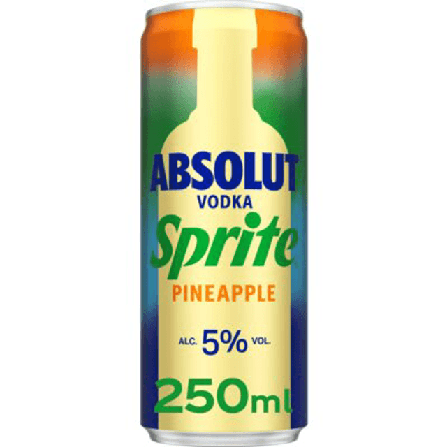 Absolut Vodka sprite pineapple 250ml